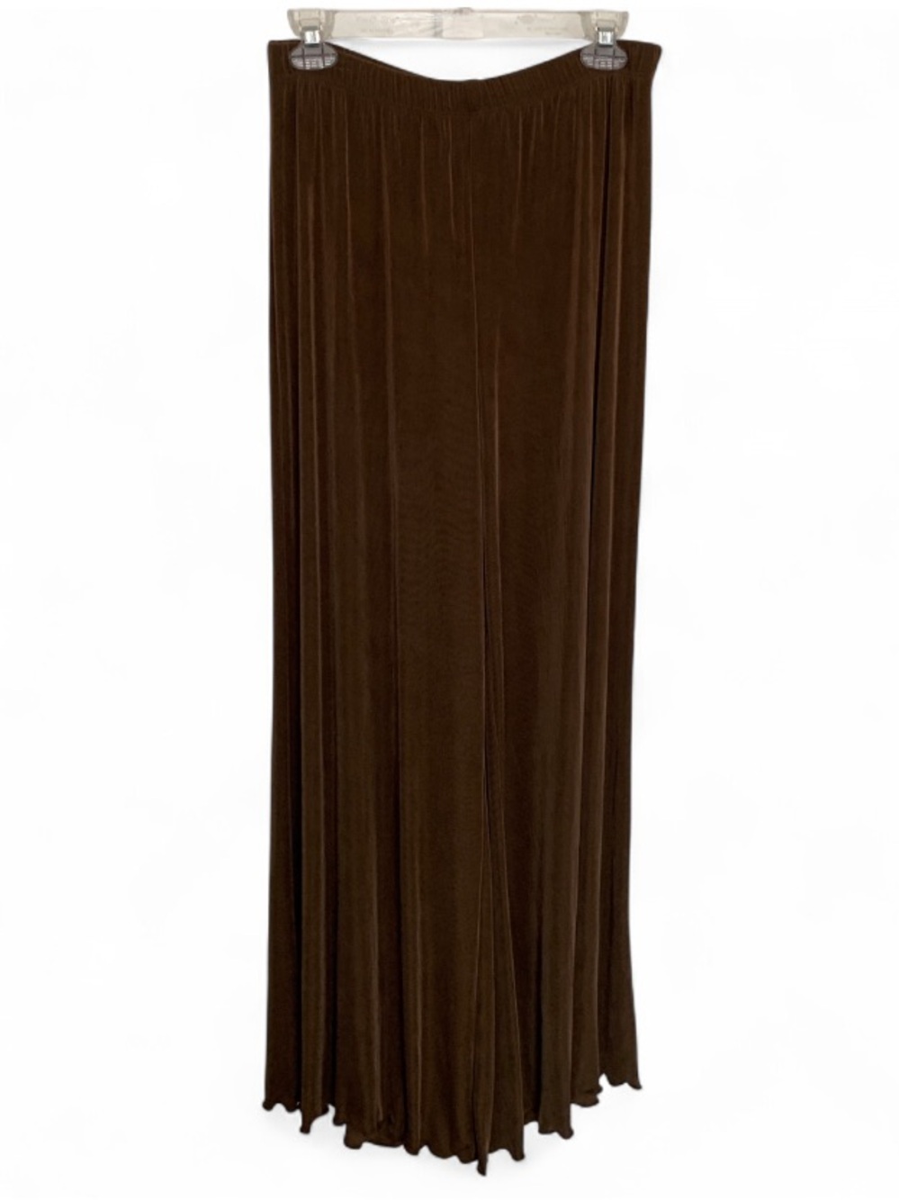 Chico’s Travelers Brown High Rise Wide Leg Pants